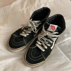 Hi top black vans